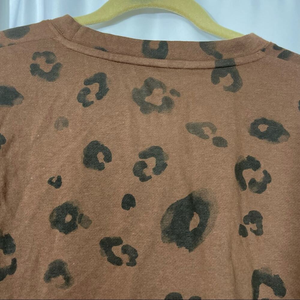 0327 NEW Splendid Animal Print Cheetah Pullover L - Picture 7 of 8
